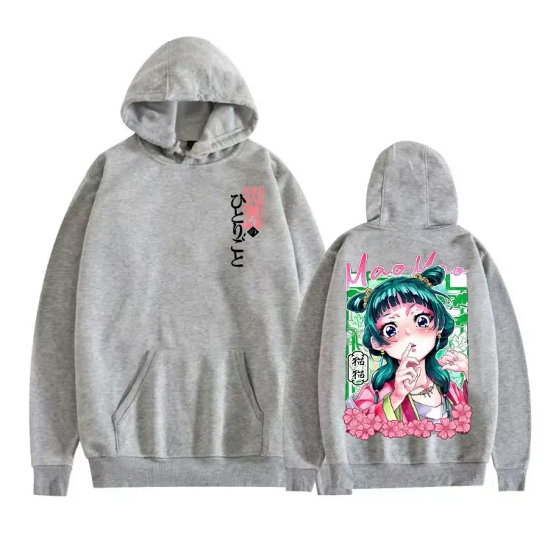 New Anime The Apothecary Diaries Hoodies Men Women's Fashion Kawaii Cute Cartoon Sweatshirt Fleece Long Sleeve Hoodie Streetwear — image 12