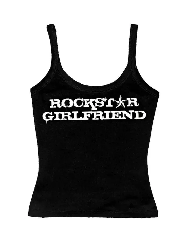 System Of A Down Hand Print Women Crop Cami Top Y2K Rock Band Slim Fit Spaghetti Strap Sleeveless Vintage Grunge Tank Top — image 6