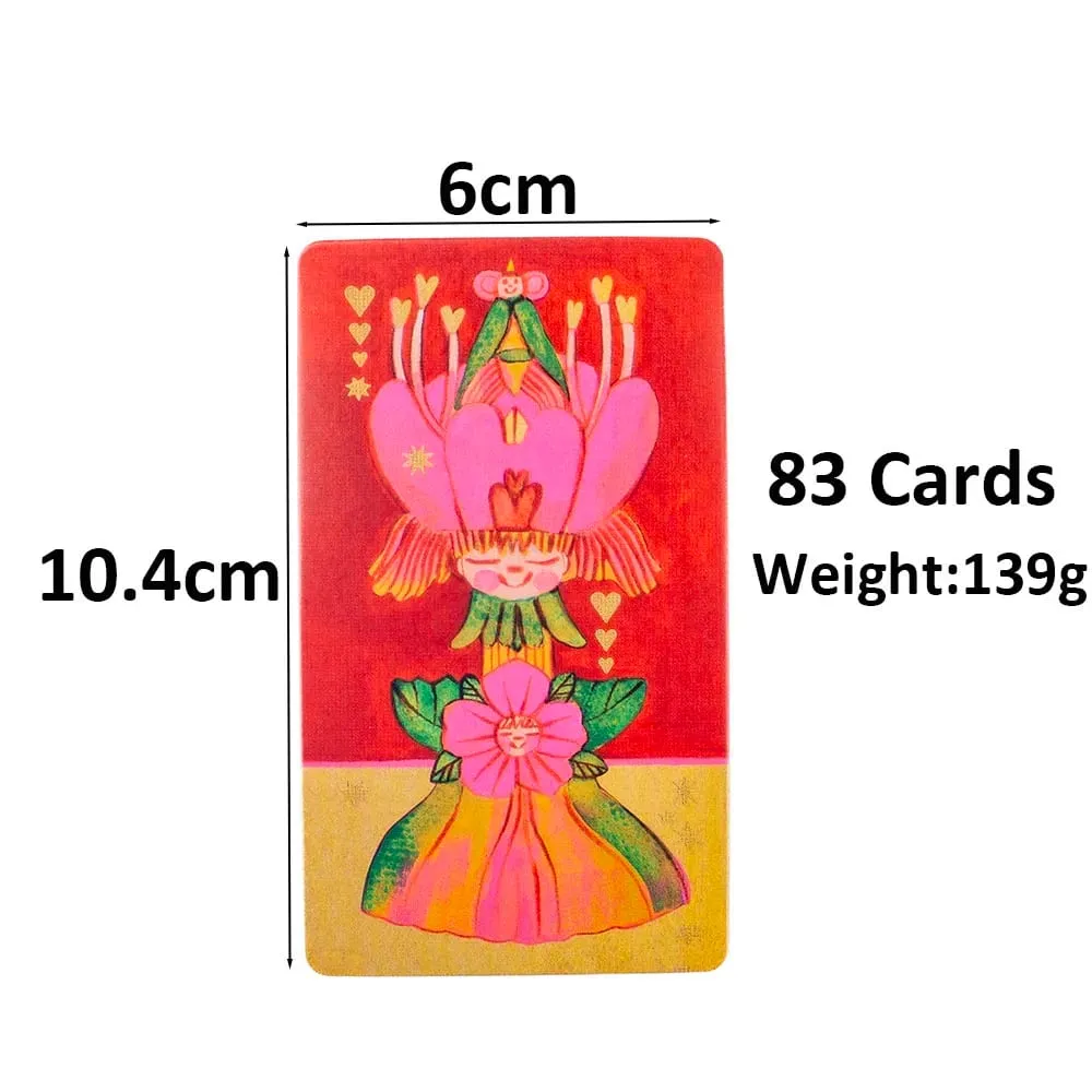 Tarocchi Pipspeak 10,3 * 6 cm Un delizioso mazzo da 78 carte in stile marsigliese abbraccia il mondo stravagante della lettura dei semi — image 3