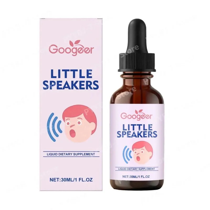 Little Speakers Liquid Drops Supplement for Kids Daily Speech Language Wellness Support Vitamin and Mineral Natural Ingredients