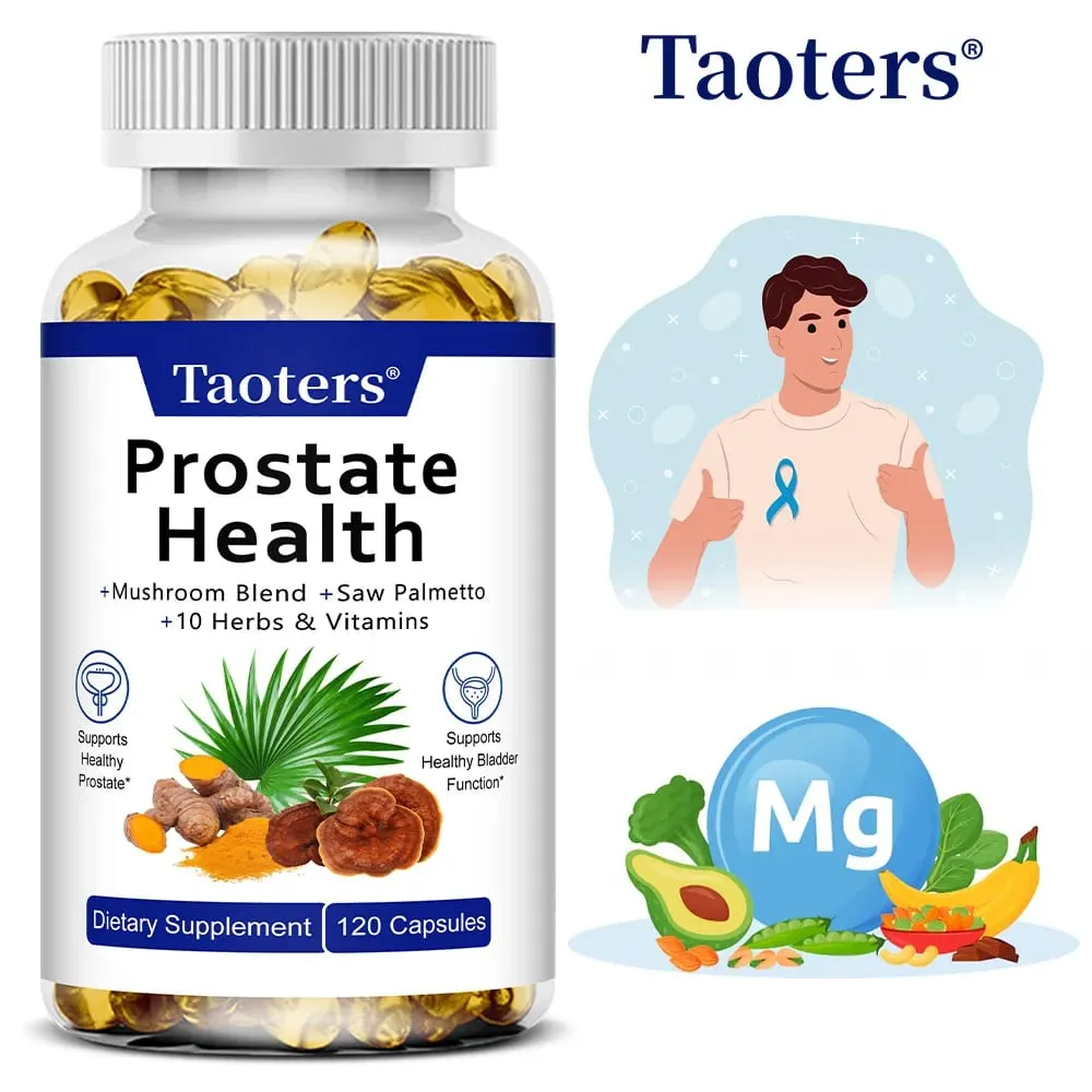Saw Palmetto Prostate Support - Maintain Urinary Tract Health Reduce Frequent Urination Promote Hair Growth Immune Support — image 1