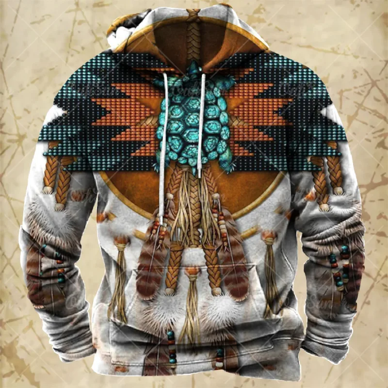 Vintage Hoodie For Men Harajuku 3D Print Autumn Long Sleeve Sweatshirts Oversized Y2k Clothing Men's Hoodies Fashion Streetwear — image 11
