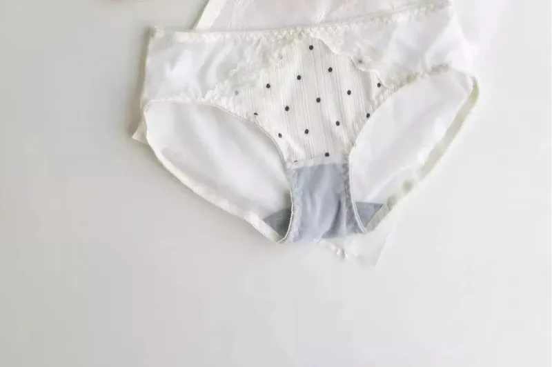 Elegant Japanese Polka Dot Bra & Brief Set Push Up Plunge Small Bust Lift Support Anti Sag Side Coverage Adjustable Comfort — image 14