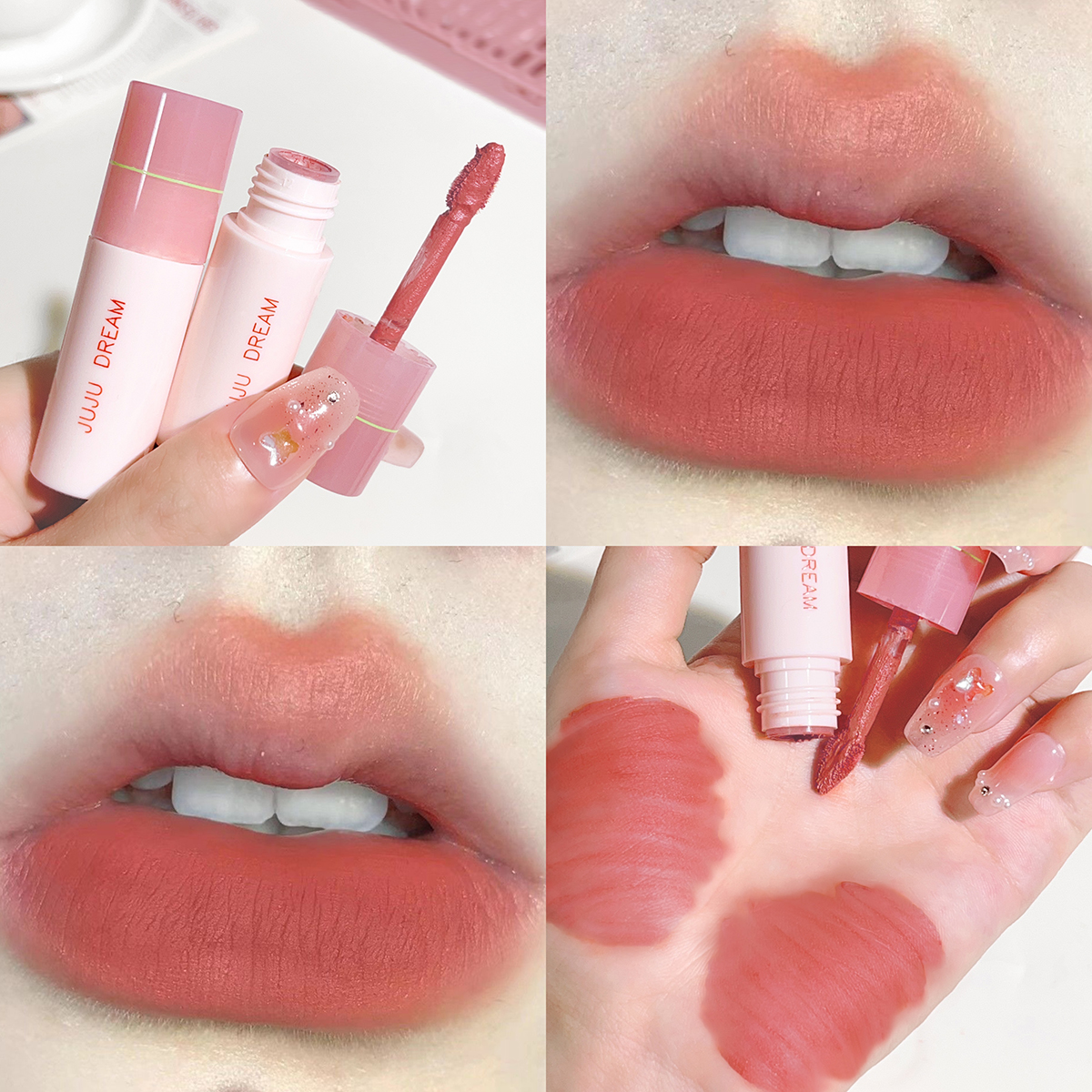 Soft mist milk coffee small milk tube lip glaze air-sensitive white mist velvet matte lip glaze lipstick — image 8