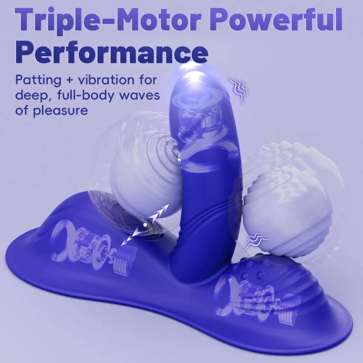 Riding Grinding Thrusting Vibrator - Remote Control Sex Grinders with 9 Thrusts Vibrations for Clit Perineum G Spot Stimulation — image 4