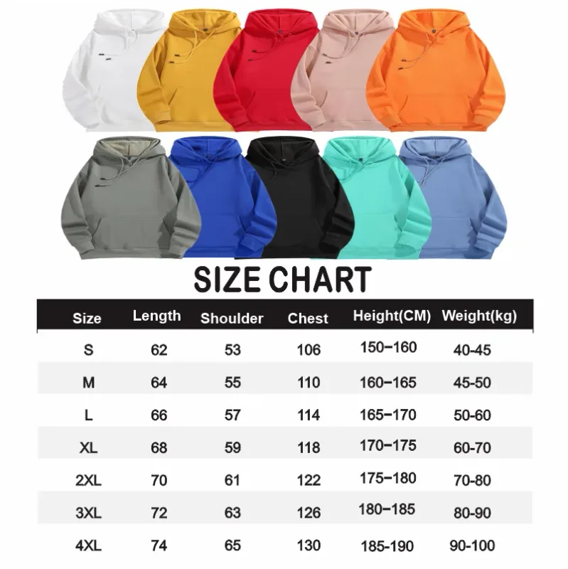 Hoodies Lelaki Dan Wanita Bercetak Tersuai Fesyen Kasual Longgar Pullover Lengan Panjang Bersulam LOGO Baju Sukan Jalanan