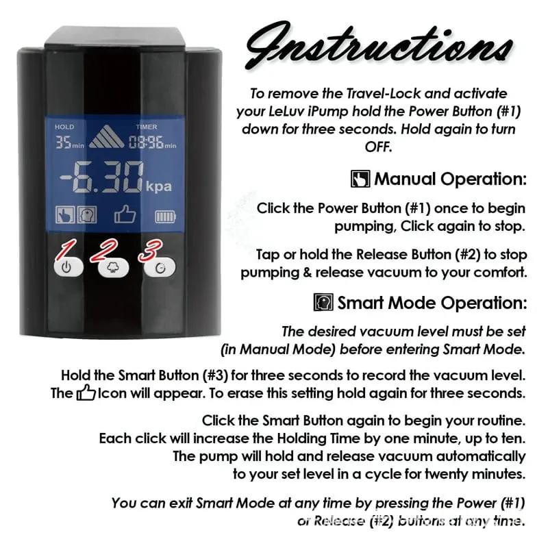 Electric Handle For Acrylic Penis Pump Smart Intelligent Charging Sex Toy Accessories hot Extraction suction Air Sex Machines — image 3