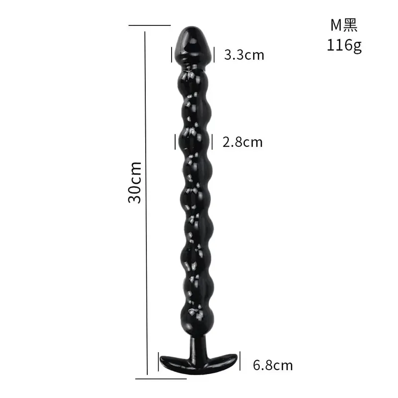 40cm Glass Dildo Artificial Penis Dick Crystal Anal Bead Butt Plug Prostate Massage Masturbate Sex Toy For Adult Women — image 13