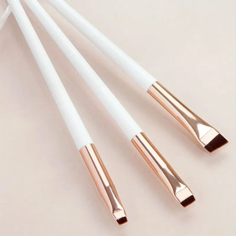 4pcs Blade Makeup Brushes Angled Thin Eyebrow Brush Flat Fine Eyeliner Brush Professional Liner Brow Make Up Tools — image 13