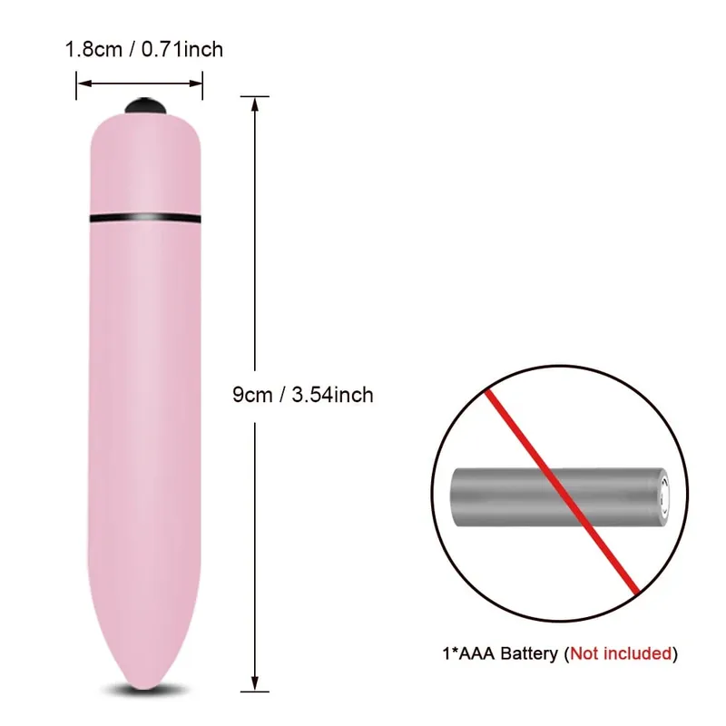 Mini Size Bullet Vibrator Butt Plug for Men Women Anal Plug Beginner Battery Powered Prostate Massager for Gay Adult Sex Toy — image 7