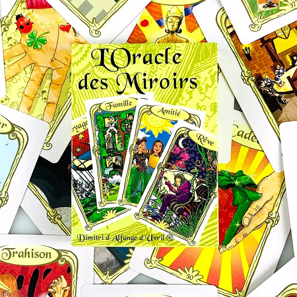 L'Oracle Des Miroirs Oracle Cards French Version Mystical Divination Card Game With Guidebook For Collectors & Beginners — image 3