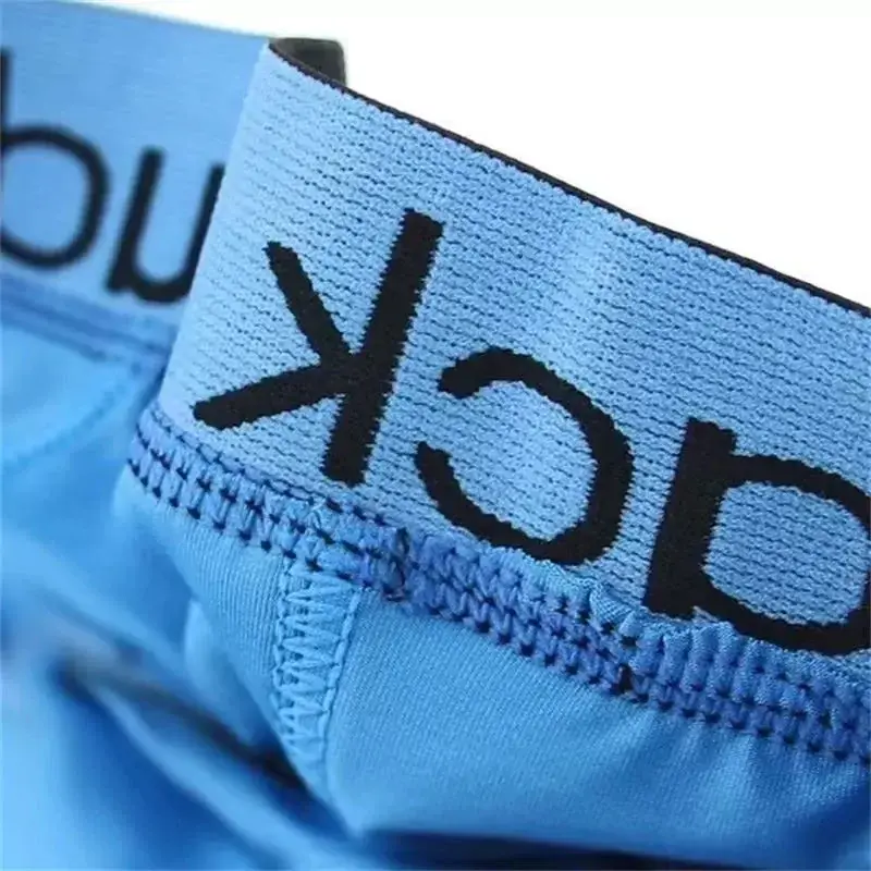 5Pcs/Men's Underwear Men Short Antibacterial Comfortable Sexy Boxer 3D Large Pouch Casual Solid Color Underwear Boxer MenPanties