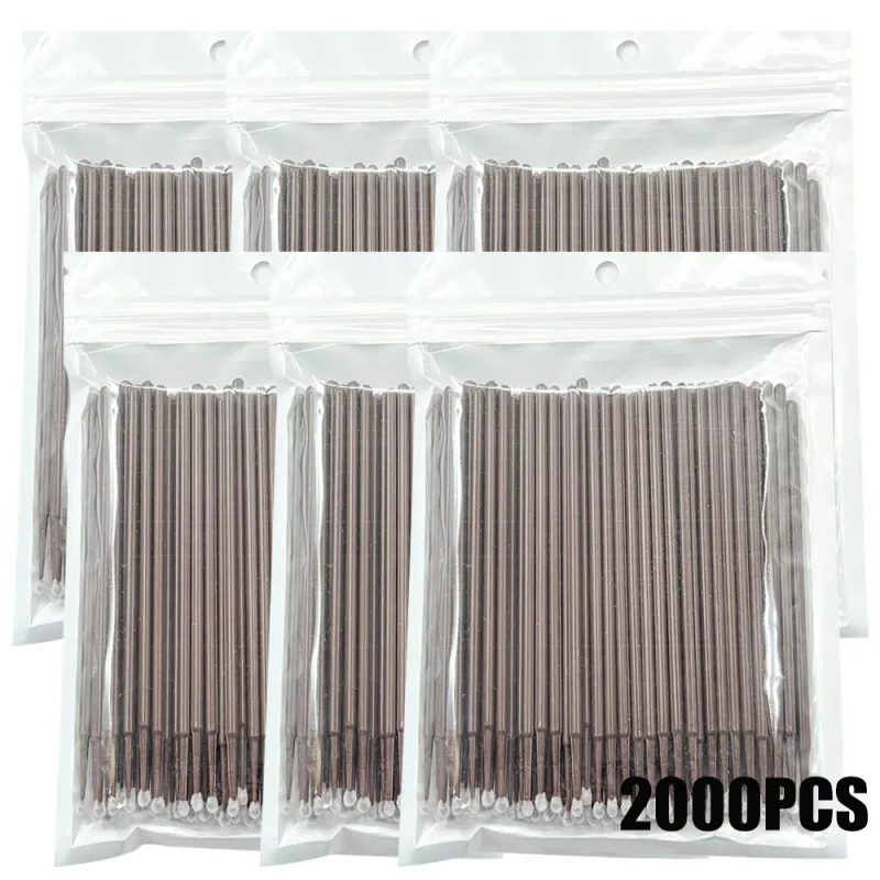 300/2000pcs MicroBrush Eyelash Cleaning Brush Lash Extension Individua Tools For Eyelashes Removing Swab Micro Makeup Brushes — image 23