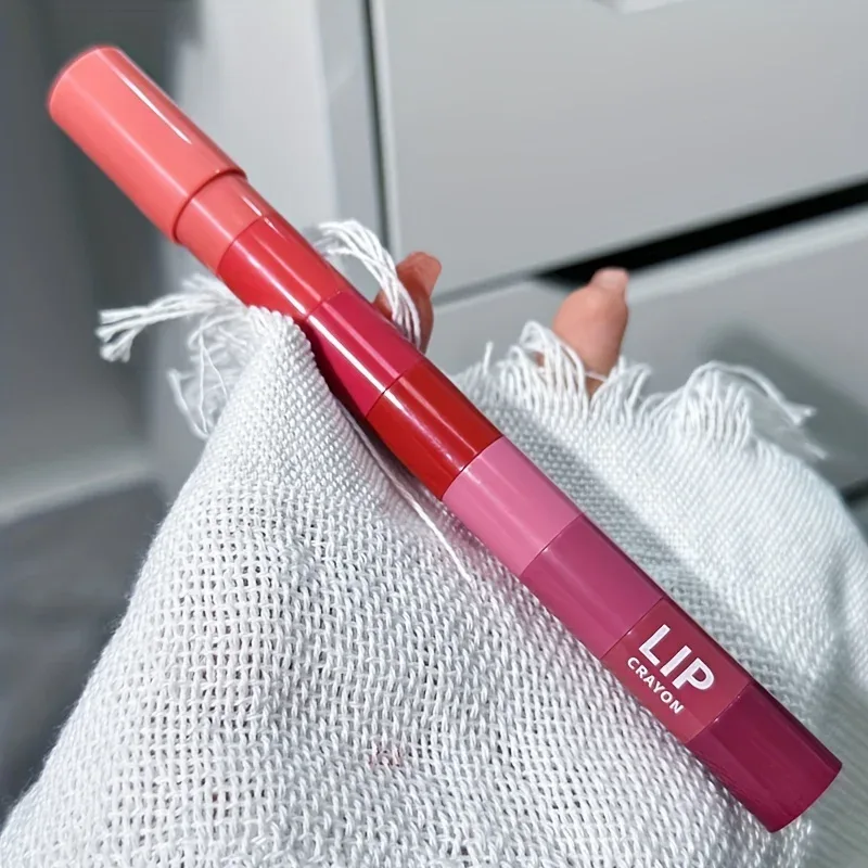 Herorange Mini Bullet Lipstick Four Colors DIY Gradient Matte High Pigment Long Lasting Transfer Proof Portable Lip Makeup — image 5
