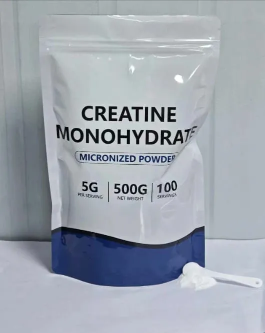 Creatine Monohydrate Micronized Powder Unflavored 5g 500g 100 Servings Third-Party Tested Performance Recovery Support GMO-Free