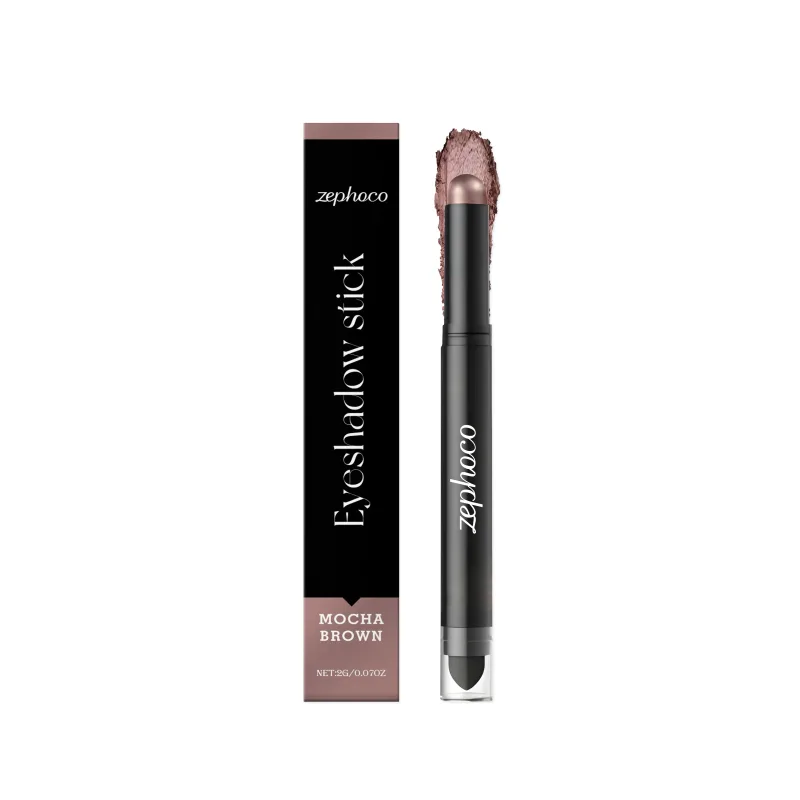 Waterproof Eye Shadow Stick with Brushes Long Lasting High Pigmented Double Head Eye Shadow Stick 8 Colors Maekup — image 12