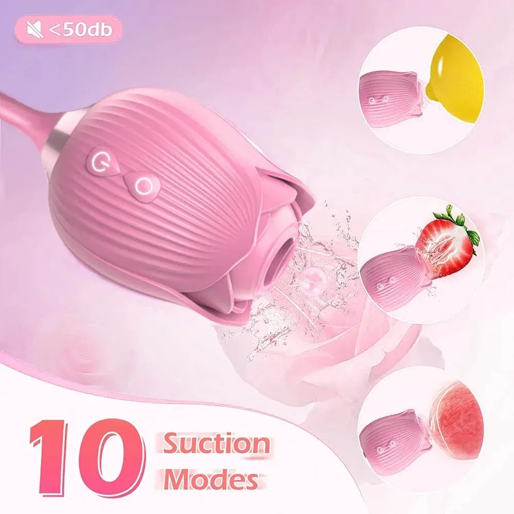 Clitoris Sucker Vibrator for Women Nipple Clit Stimulator Female Masturbator Finger Wiggle G-Spot Vibrator Sex Toy for Women 18+ — image 2