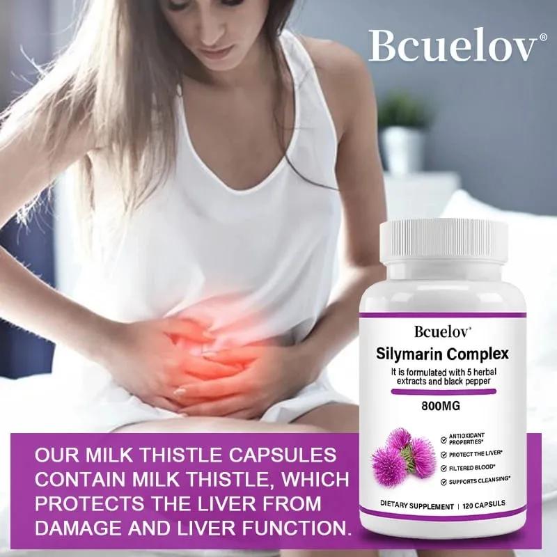 High-purity milk thistle extract paired with natural dandelion root Promotes Energy Production Liver Health Digestive Health — image 4