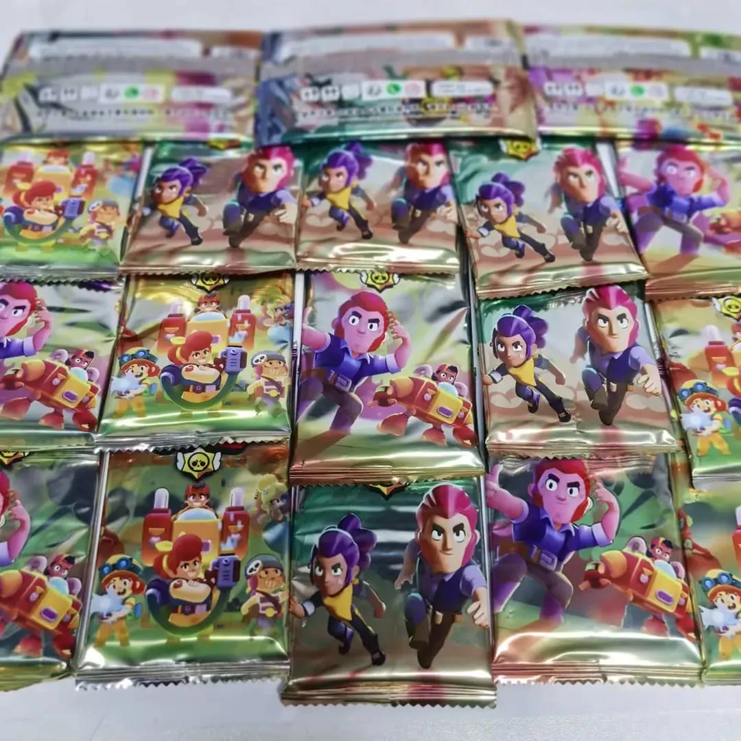 Brawl Stars Random Collect Card Anime Figures Collection Cards Battle Carte Game Entertainment Rare Trading Cards Kid Gift