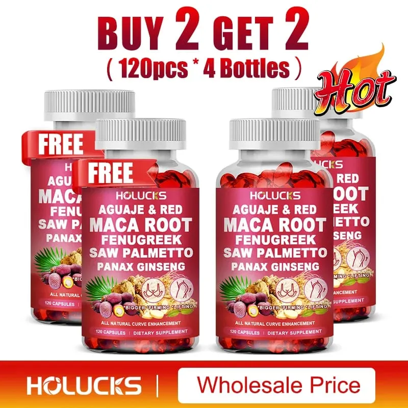 Aguaje + Fenugreek Capsules Support Bigger Butt & Breast for Firming & Lifting with Maca Saw Palmetto Panax Ginseng — image 12