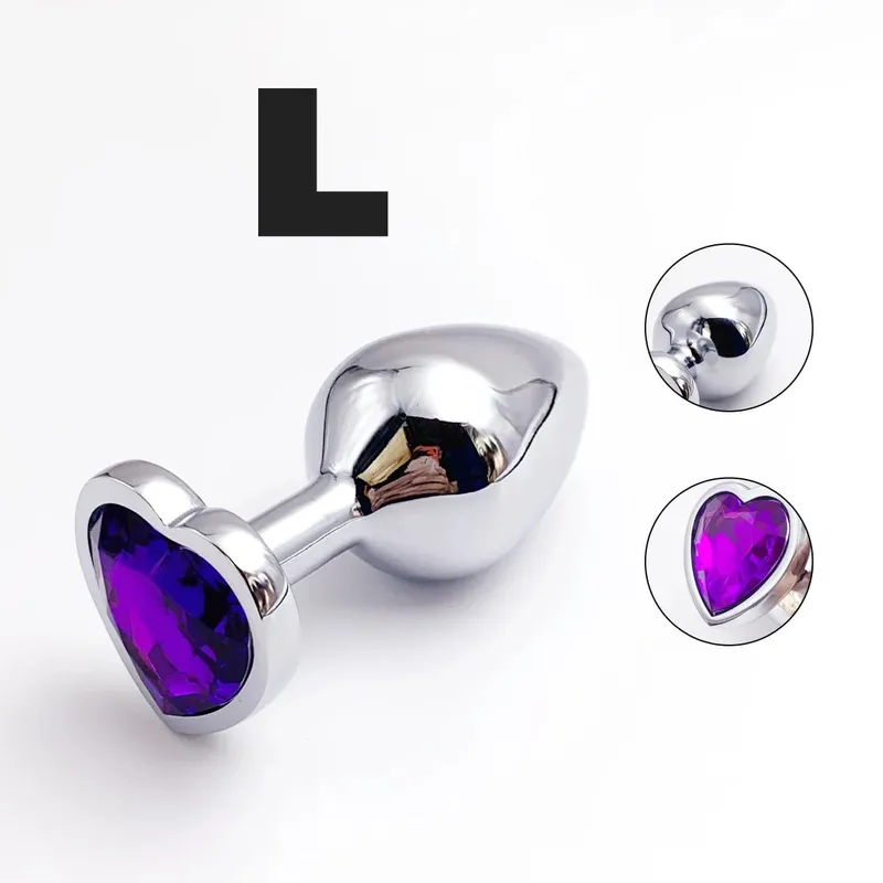 Metal Anal Plug for Women Men Couples Butt Plug Butt Toy Adult Game Masturbator Anal Sex Toy for Adult — image 10