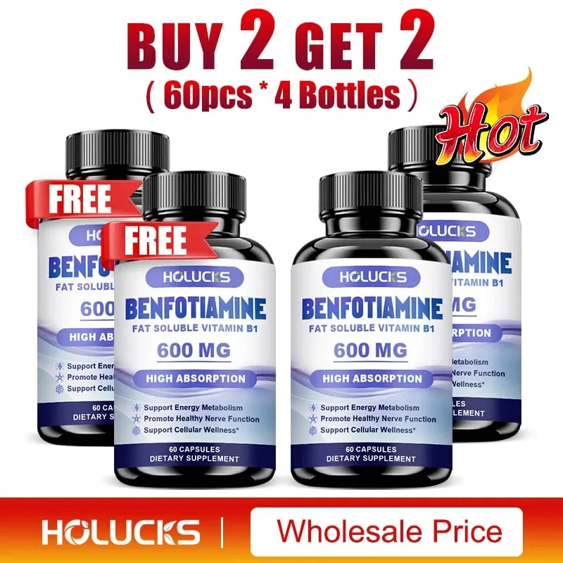 Benfotiamine Capsules Help Maintain Healthy Glucose Metabolism Support Nerve Health Cellular Protection Antioxidant Defense — image 8