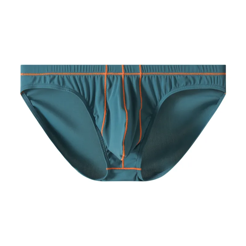 Mens Underwear Briefs SoftNylon Panties For Man Brief Shorts Homme Ropa Patchwork Low Waist Underpants Cueca Plus Size M-XXL — image 1