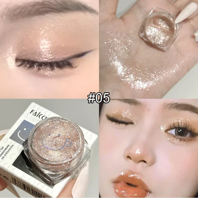 Single Eyeshadow - Ultra Sparkle Glitter Silky Matte & Luminous Pearlescent Finishes for Bold & Delicate Daily Eye Makeup Look — image 11