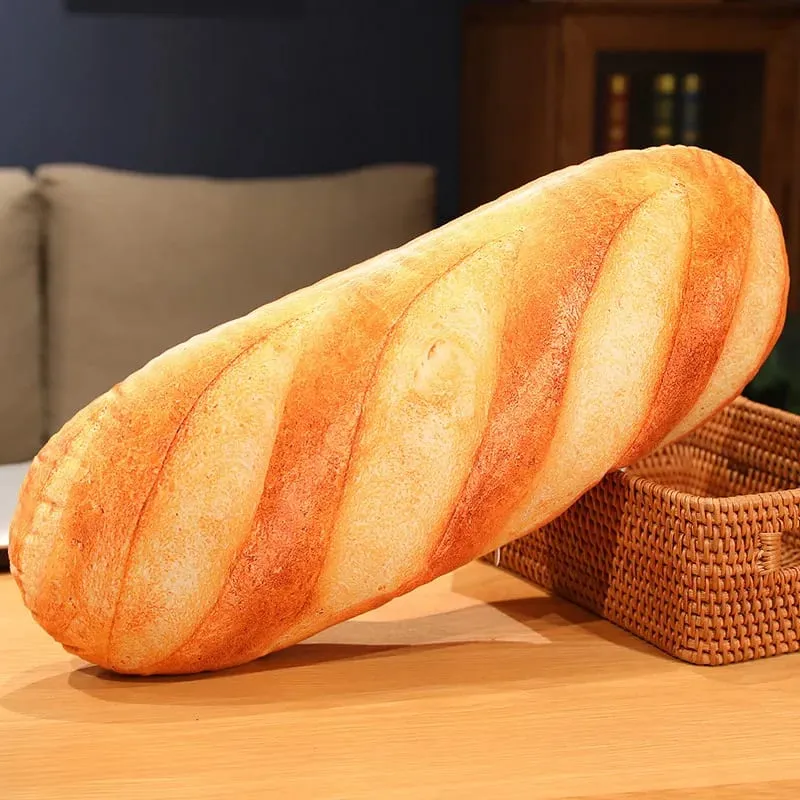 50cm/20cm Bread Pillow French Bread Plush Pillow Stuffed Printing Images Food Peluche Party Prop Decor Sleeping Companion Gift — image 6