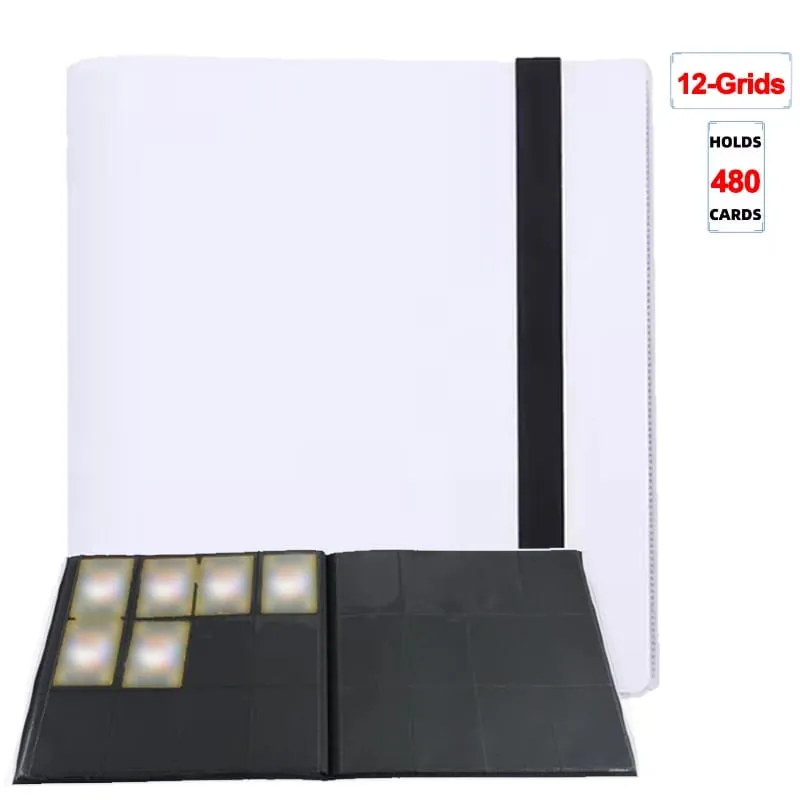 160/360/480/540 Cards Capacity Pocket Holder Binders Albums For Game Card Book Sleeve Holder Large-capacity Card Binder Notebook — image 24
