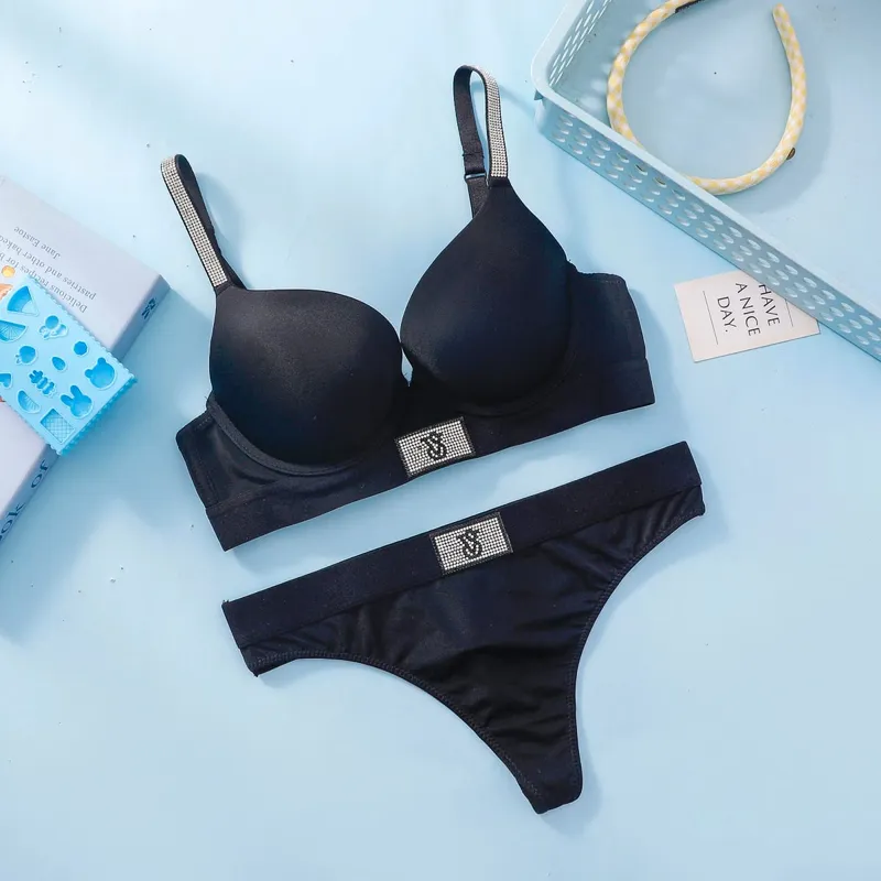 Victoria's Secret Women Lace Bra And Panty Set Push Up Wireless Comfortable Everyday Lingerie Underwire Seamless — image 3