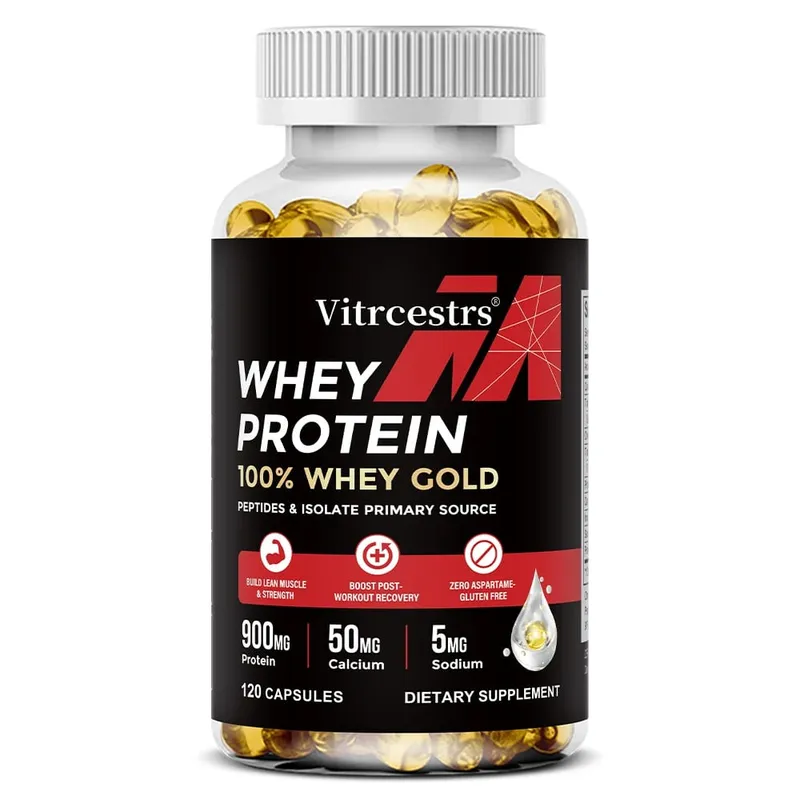 Whey Protein Capsules – High Concentration Promotes Post-workout Recovery Build Abdominal Muscle & Athletic — image 8