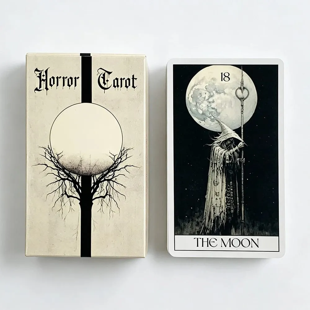 Mystery Horror Tarot Deck 78 Card Set For Divination Power Exploration and Psychic Insight | Halloween and Christmas Gifts — image 2
