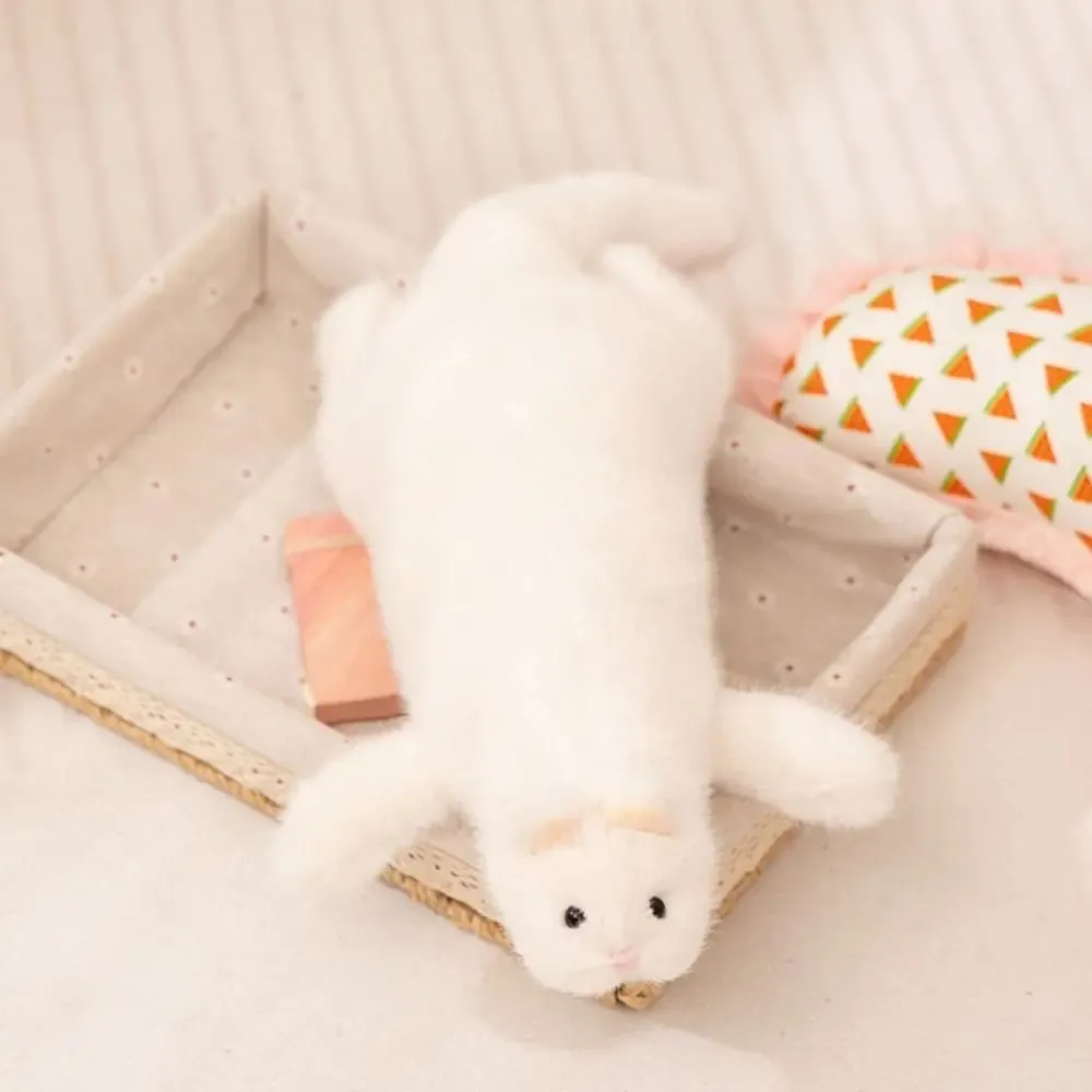 Soft Plush Ferret Plush Pillow Cute Expression Dense Stitching Long Ferret Cushion Fluffy Texture Stuffed Ferret Toy Long Body — image 6