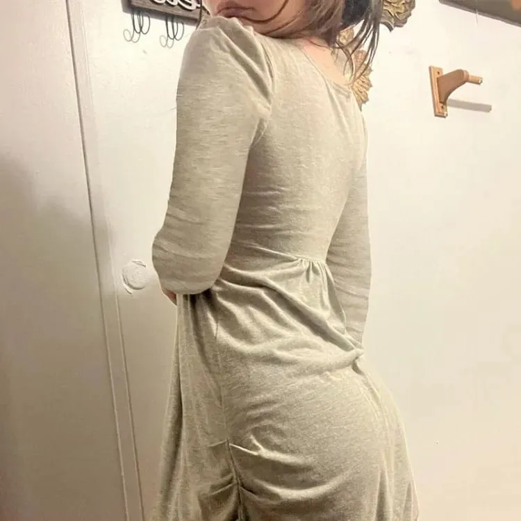 Elegante zoete strik patchwork nep tweedelige jurken sexy vierkante kraag jurk voor vrouwen lange mouwen losse vestidos femininos — image 4