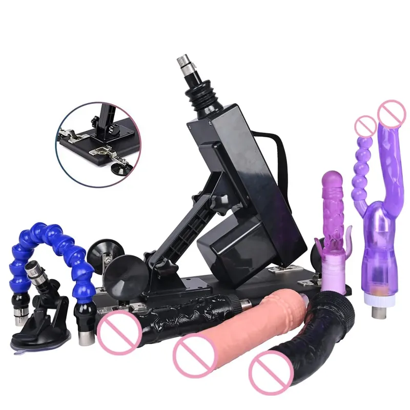 流行的女性自慰性愛機器泵性槍可調速女性性愛機器,性玩具 — image 12