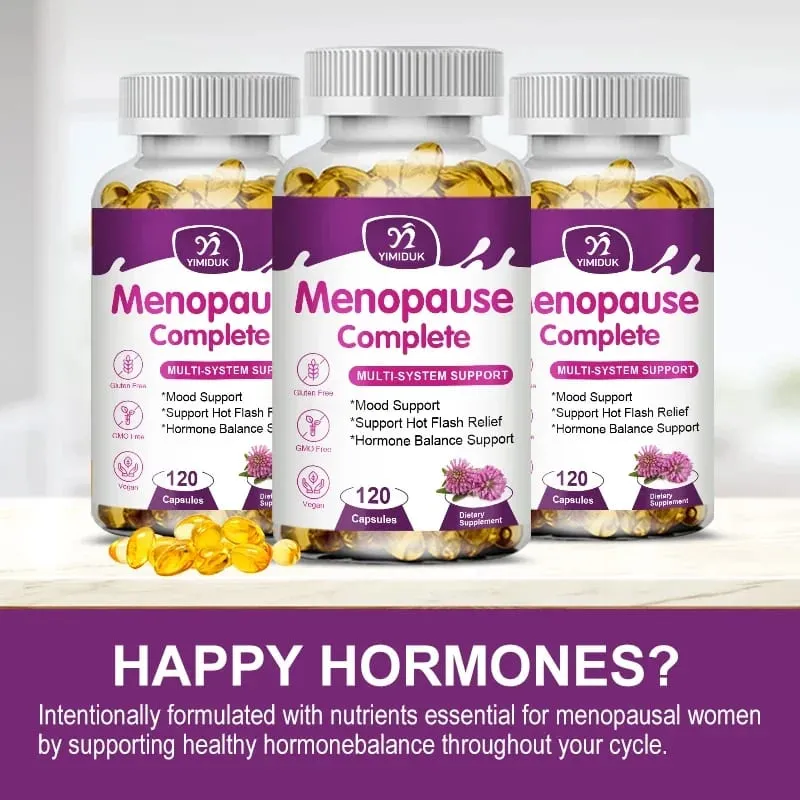 Buy 1 Get 1 Free! Menopause Complete Supplement for Hot Flash Relief Hormone Balance & Mood Soothes Joint Discomfort Vegan — image 5