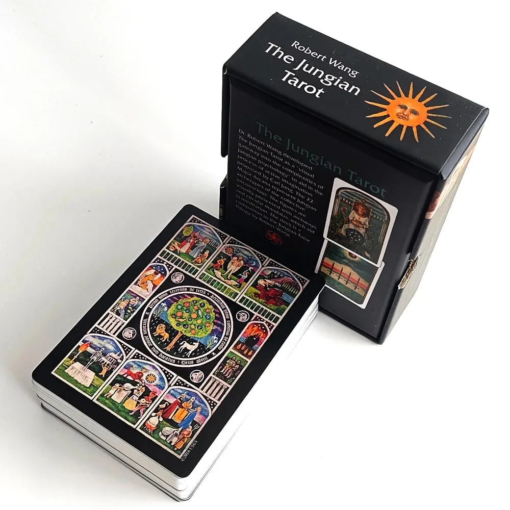 The Jungian Tarot Deck in Rigid Box 78 διπλές ανάγλυφες κάρτες για ενεργή φαντασία Jung Archetypes Psychology — image 3