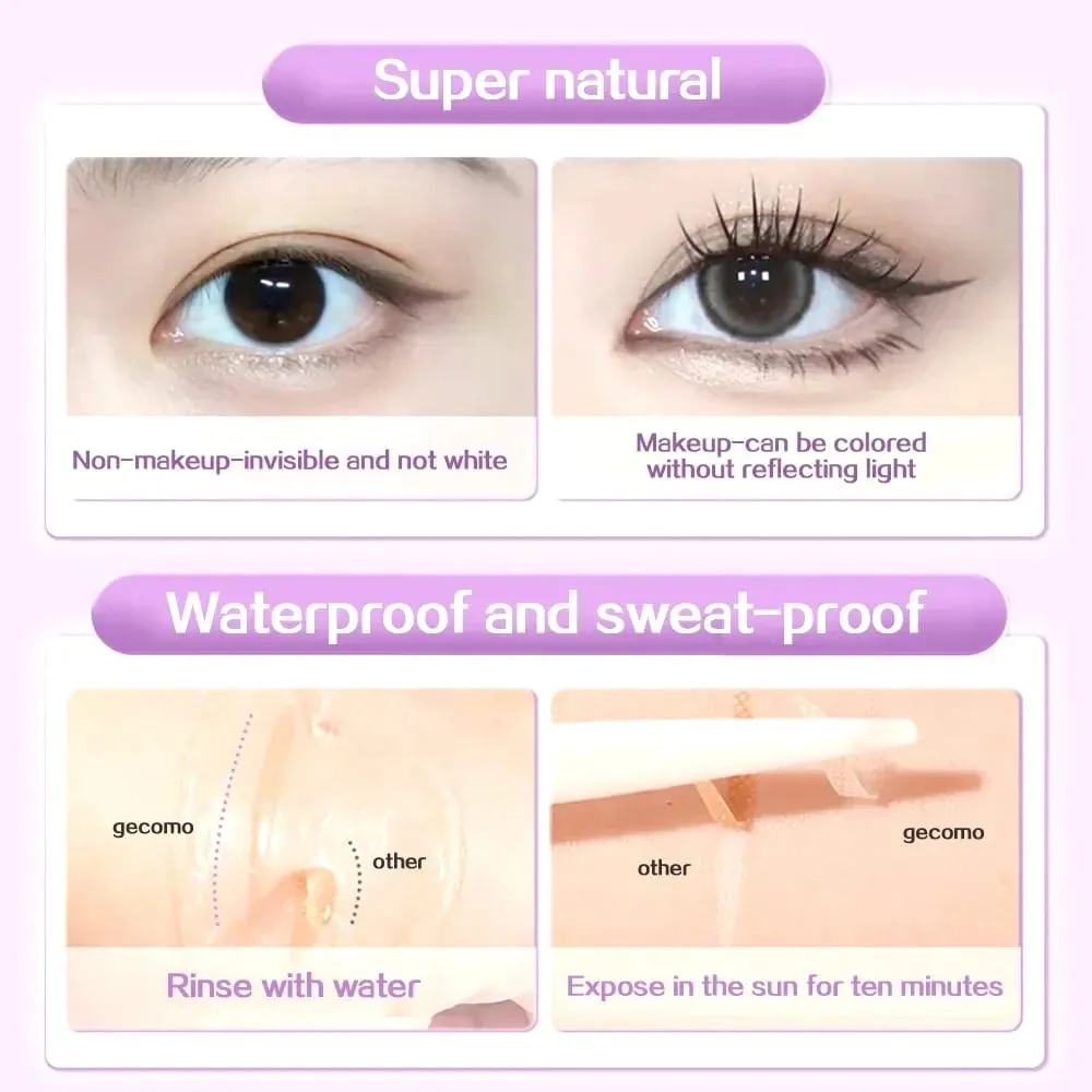 240 PCS Double Eyelid Stickers Natural Invisible And Long-lasting Shaping Big Eye Beauty Tapes For Single Eyelid Person — image 1