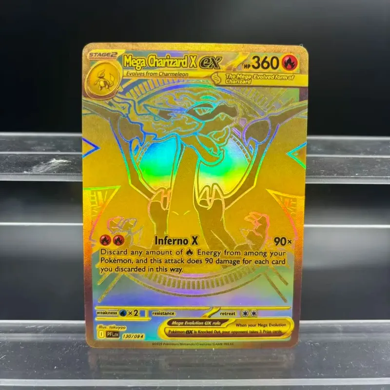 DIY Collection Cards Mega X ex Phantasmal Flames EN Self Made Single Card Classic Game Anime Card Gift Toy — image 6