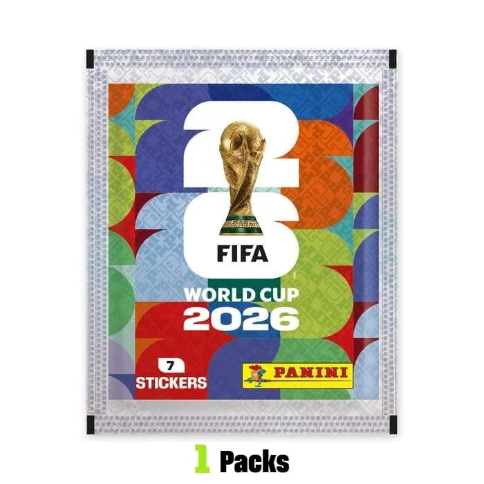 Sada sběratelských samolepek pro mistrovství světa ve fotbale 2026 Panini s odpovídajícím albem 50 balíčků 7 samolepek, každá celkem 350 pro sportovní fanoušky — image 11