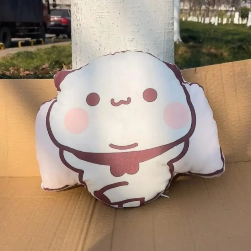 New Cute Bubu Panda Throw Pillows Kawaii Anime Yier Plush Pillows Sleeping Companion Pillow for Friends Home Decor Couple Gift — image 3