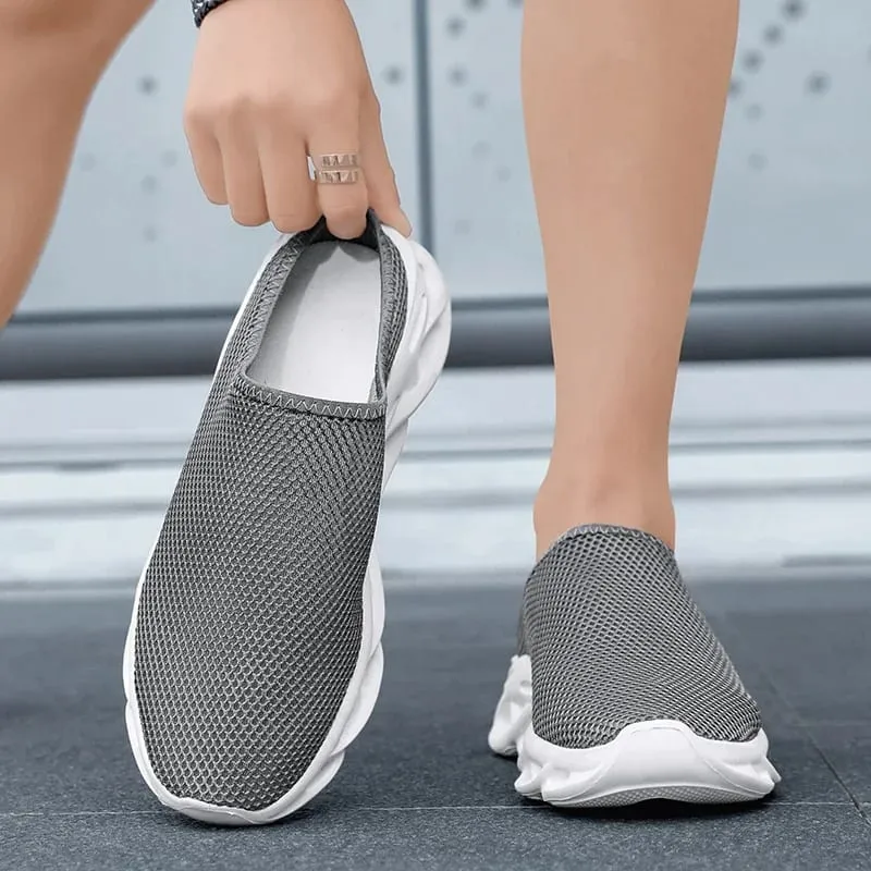 Men Slippers Summer Breathable Home Indoor Slippers Men Thick Bottom Slides Fashion Couple Walking Shoes Chanclas Hombre 39-48 — image 3