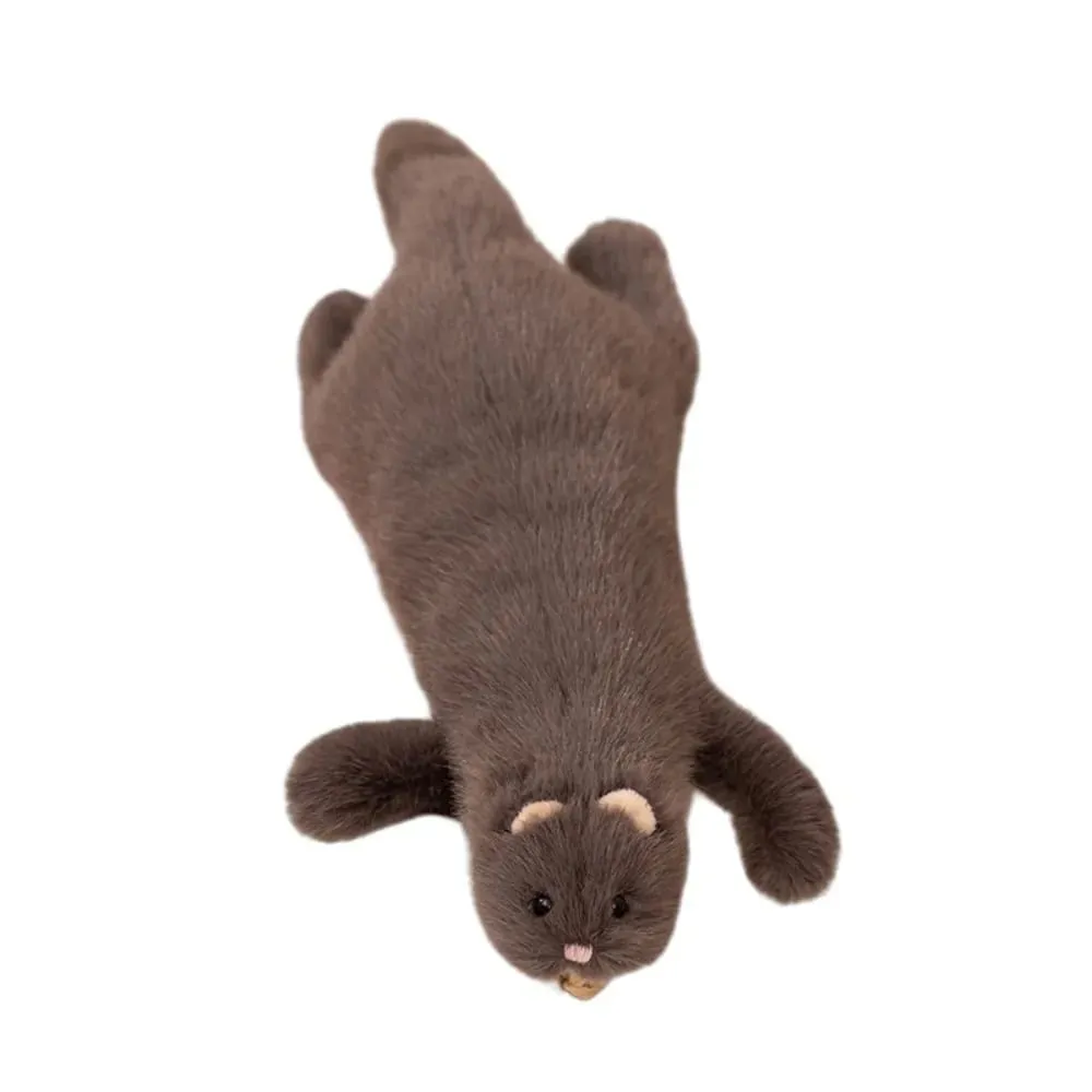 Soft Fluffy Ferret Stuffed Lifelike Appearance Realistic Design Ferret Huggable 47cm Ferret Stuffed Animal Holiday Gifts — image 10