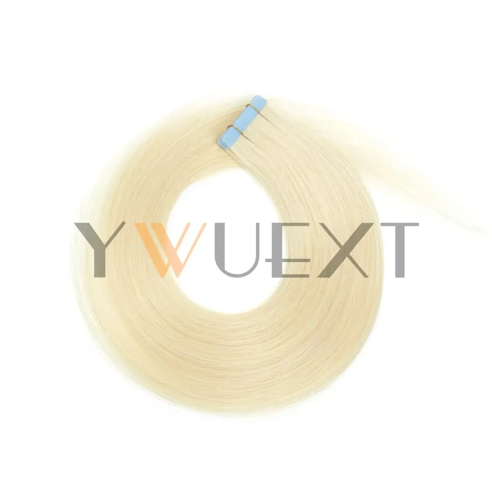 Real Human Hair Tape in Extensions 12''-20'' Natural Straight Black Seamless Tape Hair On Double Sided Tape 20pcs 50g/pack — image 11