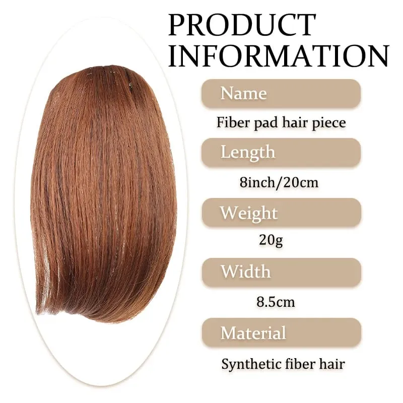 Wig synthetic pad piraso ng buhok 20cm 30cm dalawang card one-piece pad hair root pagtaas dami ng hair extension
