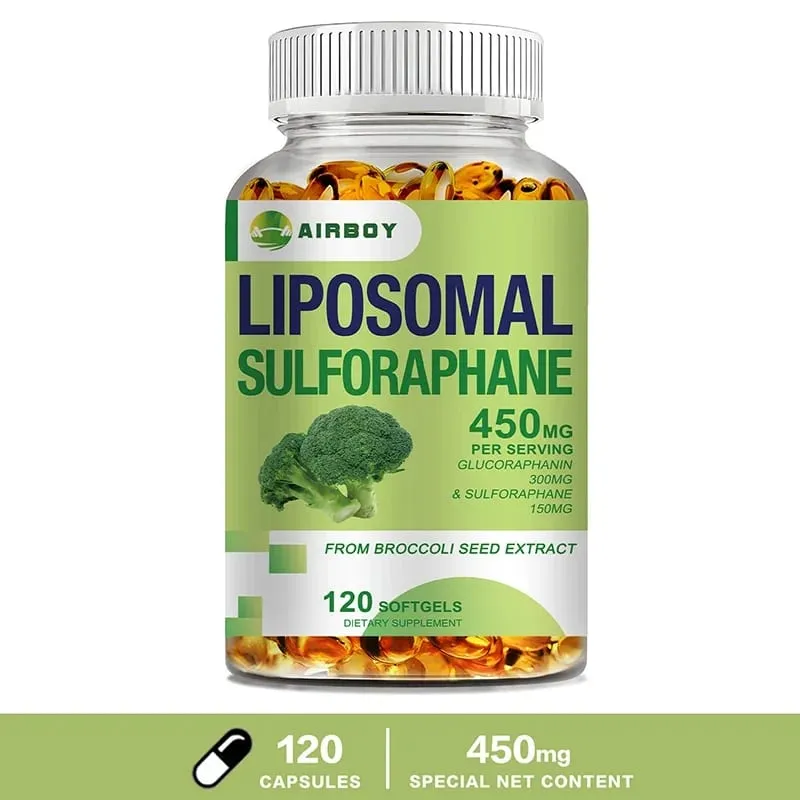Sulforafano liposomal 450 mg - Suplemento antioxidante para el corazón que estimula la inmunidad — image 8