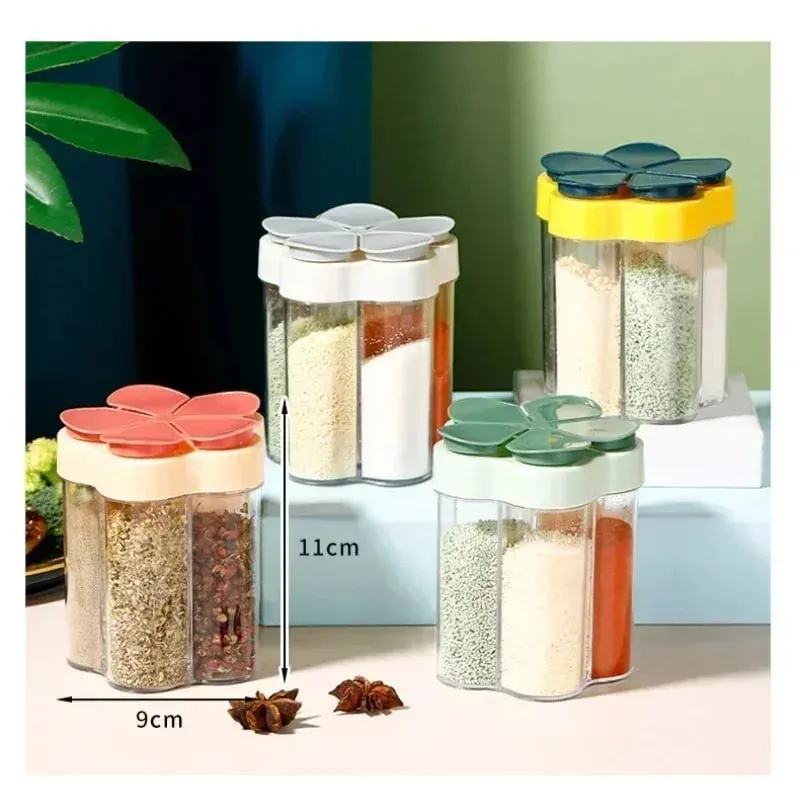 1 Pcs Seasoning Jar Plastic ContainerSeasoning Bottle Spice Organizer Outdoor Camping Seasonins Containers Kitchen Gadget Sets — image 6