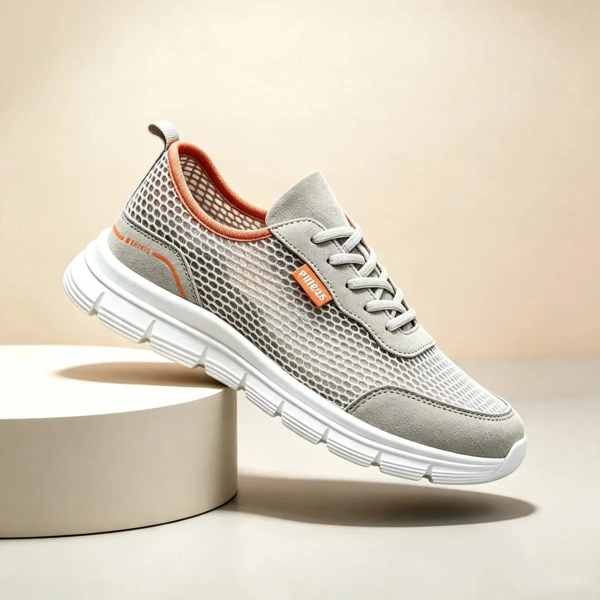 Men Casual Mesh Shoes Summer Breathable Everyday Walking Sneakers Lightweight Non Slip Driving Loafers — image 3