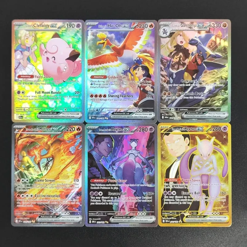 Pokemon Card PTCG Foil Proxy English Gengari Rayquaza Vmax Giratian Lugia V Mew Latias Latios EX Collectibles Trading Card Game — image 31